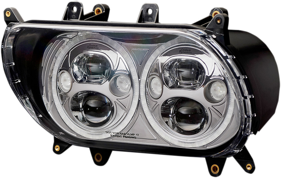 Custom Dynamics LED 5 3/4" TruBeam Headlight Insert For Harley Road Glide 2015-2025
