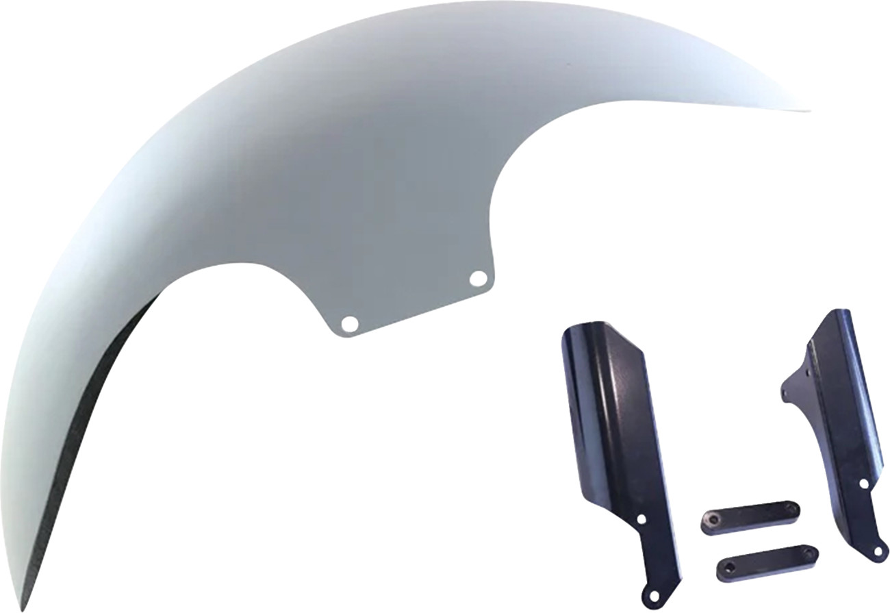 PAUL YAFFE BAGGER NATION Super-Lite Front Fender Kit With Inverted Fork Adapters