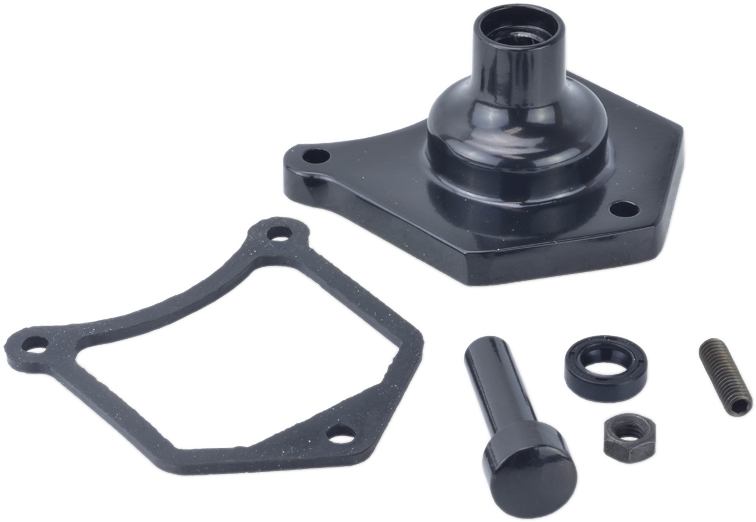 Drag specialties End Cover - Solenoid/Starter Button - Gloss Black