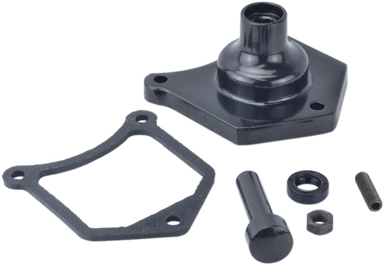 Drag specialties End Cover - Solenoid/Starter Button - Gloss Black