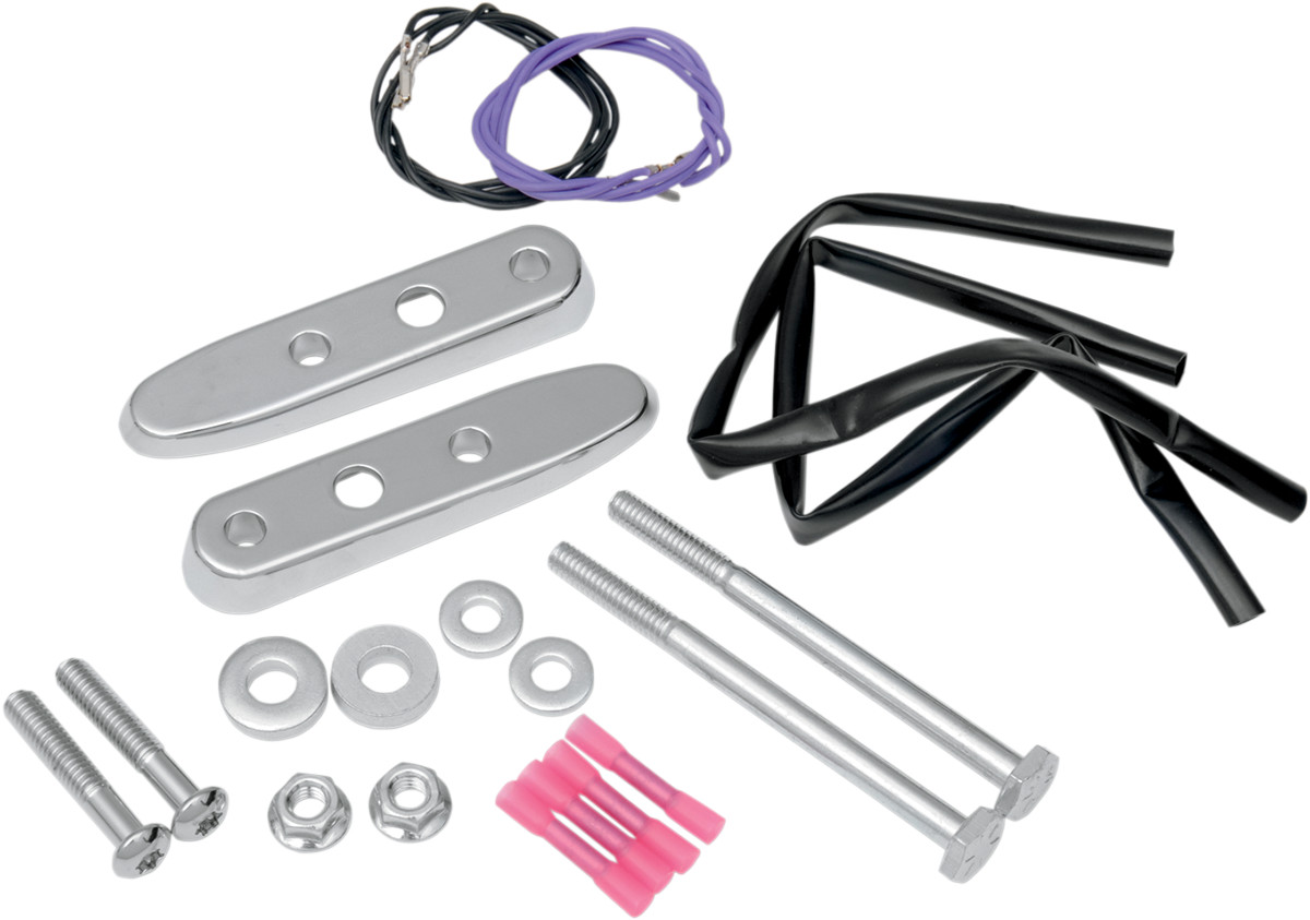 Drag specialties Turn Signal Relocation Kit - Rear - '04-'17 XL Harley Davidson