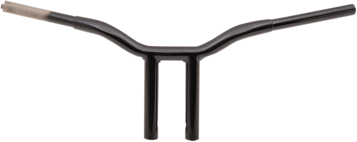 La choppers Kage Fighter Welded Straight-Riser Handlebar - One Piece - 10" - Black
