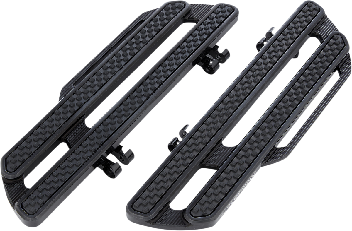 Arlen ness Method Driver Floorboards - Extended - Black Harley Davidson
