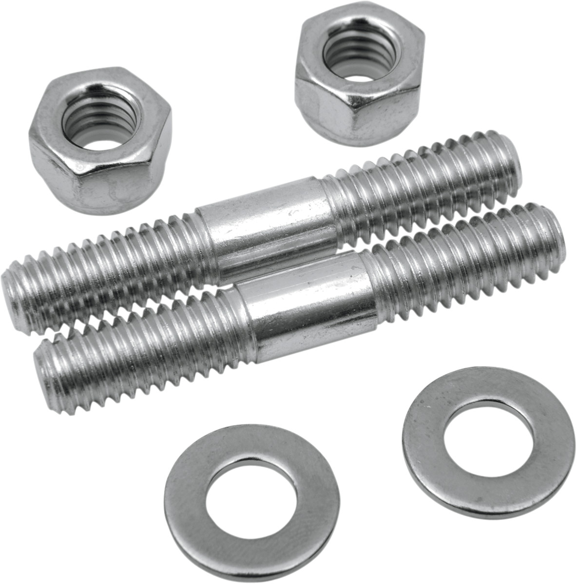 Fork Slider Bottom Cap Studs with Nuts — For Standard Forks