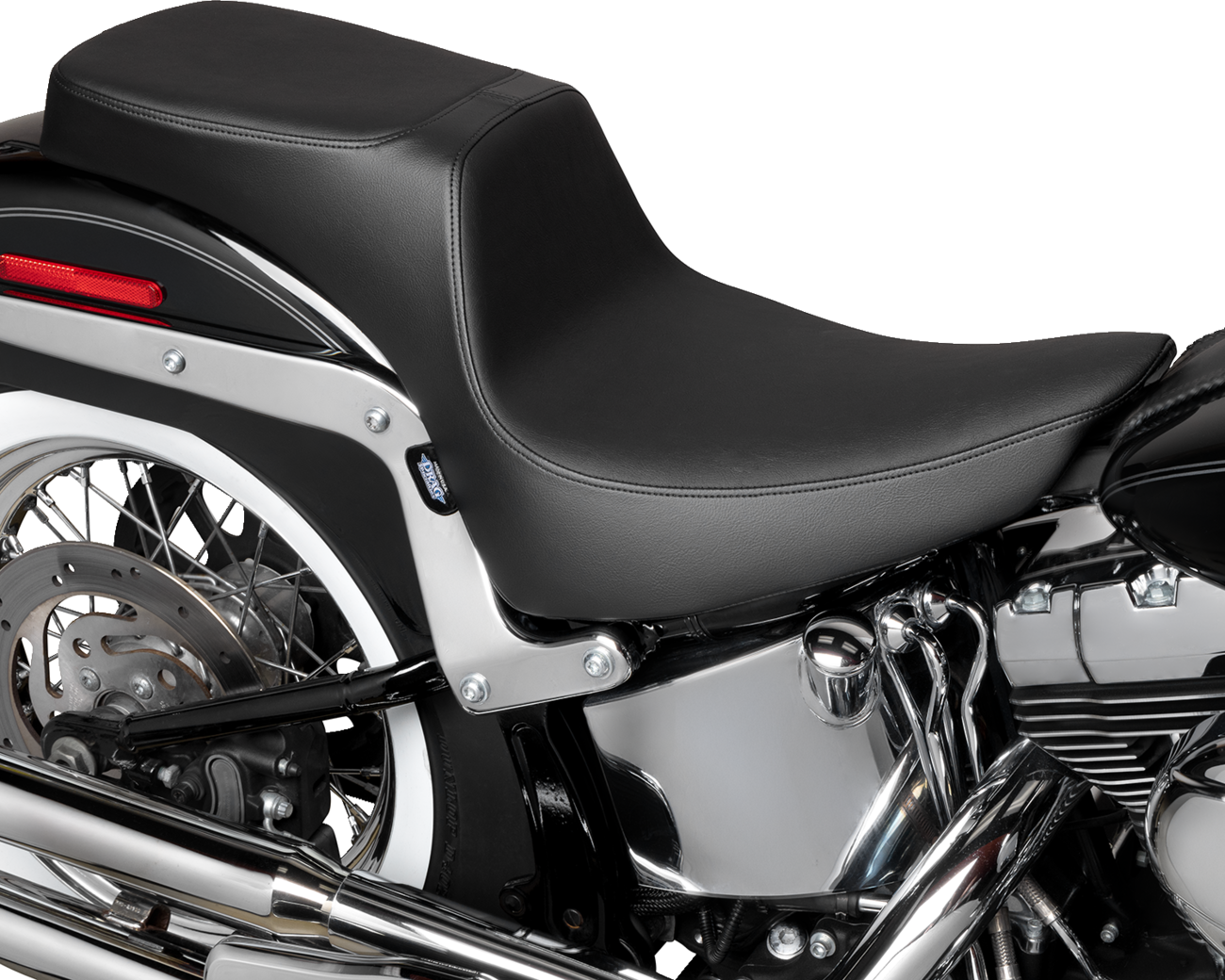 Drag specialties seats Performance Predator 2-Up Seat - Vinyl - Smooth - FL '00-'17 Harley Davidson