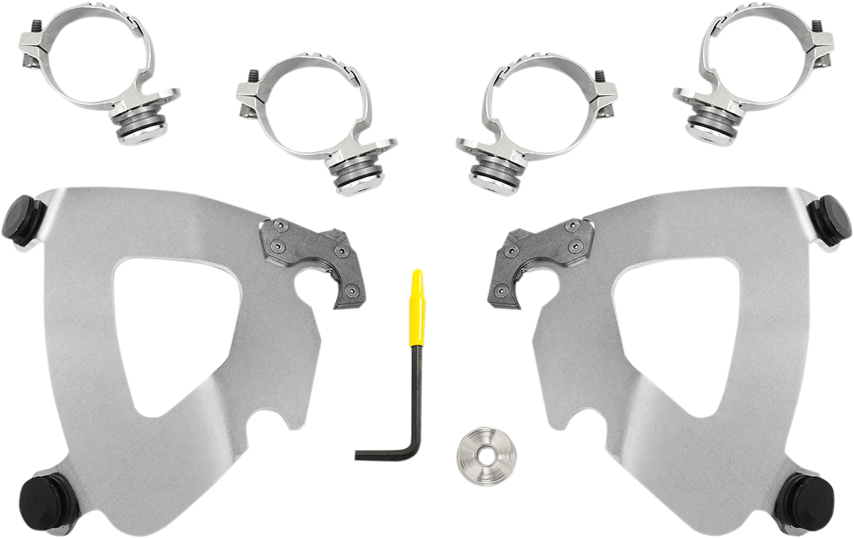 Memphis Shades Gauntlet Fairing Trigger-Lock Mount Kit For Harley Dyna Low Rider 2014-2017