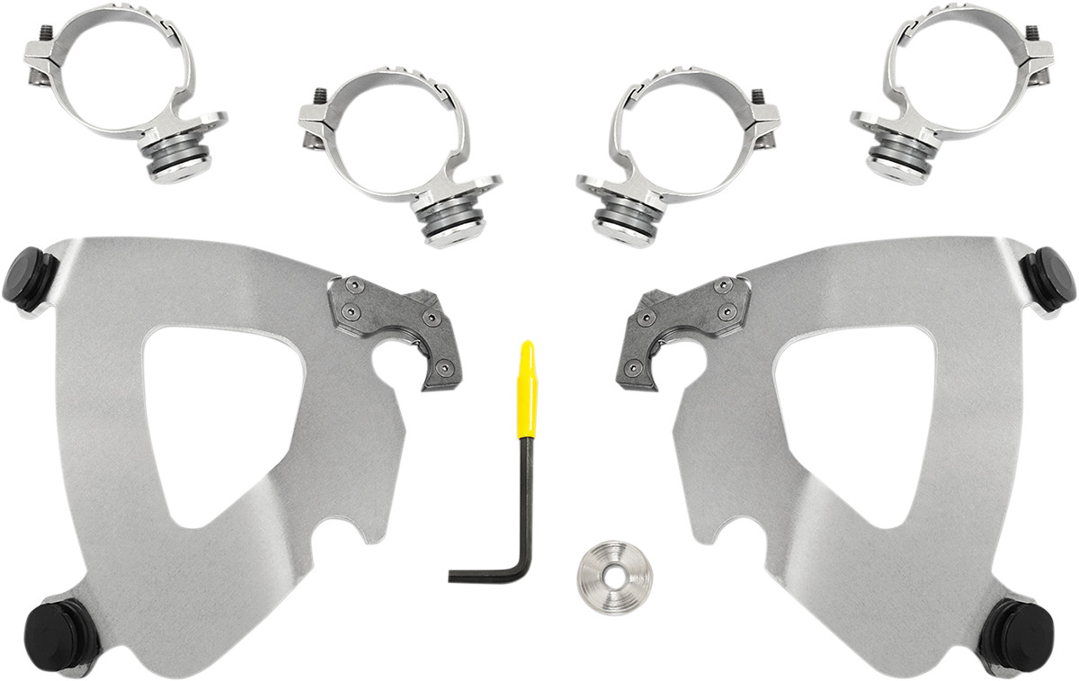 Memphis Shades Gauntlet Fairing Trigger-Lock Mount Kit For Harley Dyna Low Rider 2014-2017