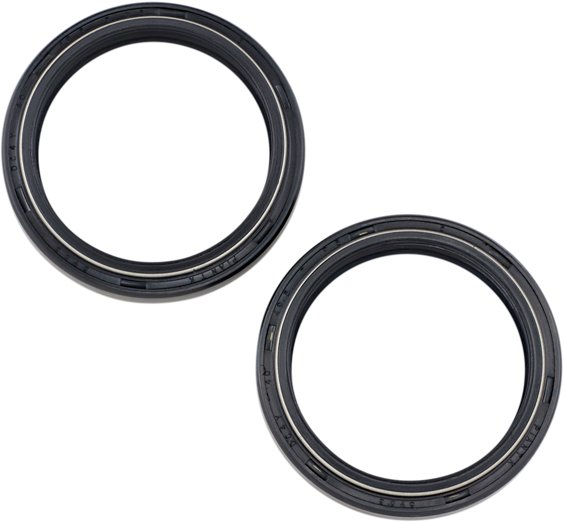Parts unlimited Front Fork Seals - 40 mm ID x 49.5 mm OD x 7/9.5 mm T