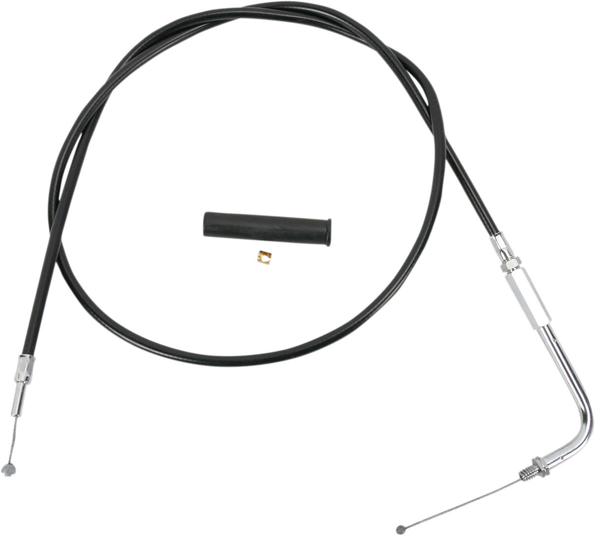 Drag Specialties Black Vinyl Throttle/Idle Cable