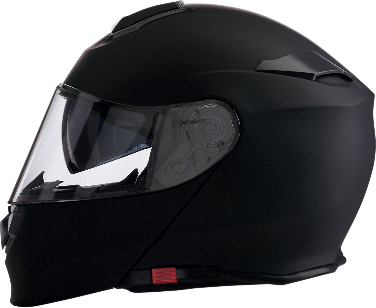 Z1R Solaris Unisex Gloss Wine Red Fullface Modular Motorcycle Riding Helmet