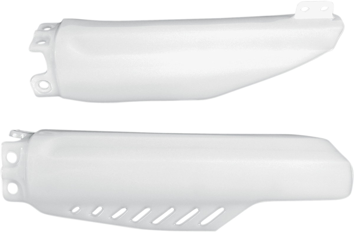 UFO (HO04612-070) Honda Fork Tube Protectors | Fork Slider Protectors - CR Red