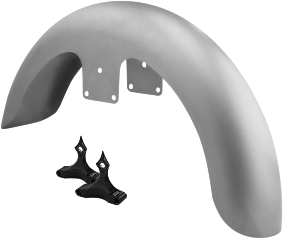 Rc components Phantom Front Fender Kit with Black Adapters - For 23" Wheel Harley Davidson