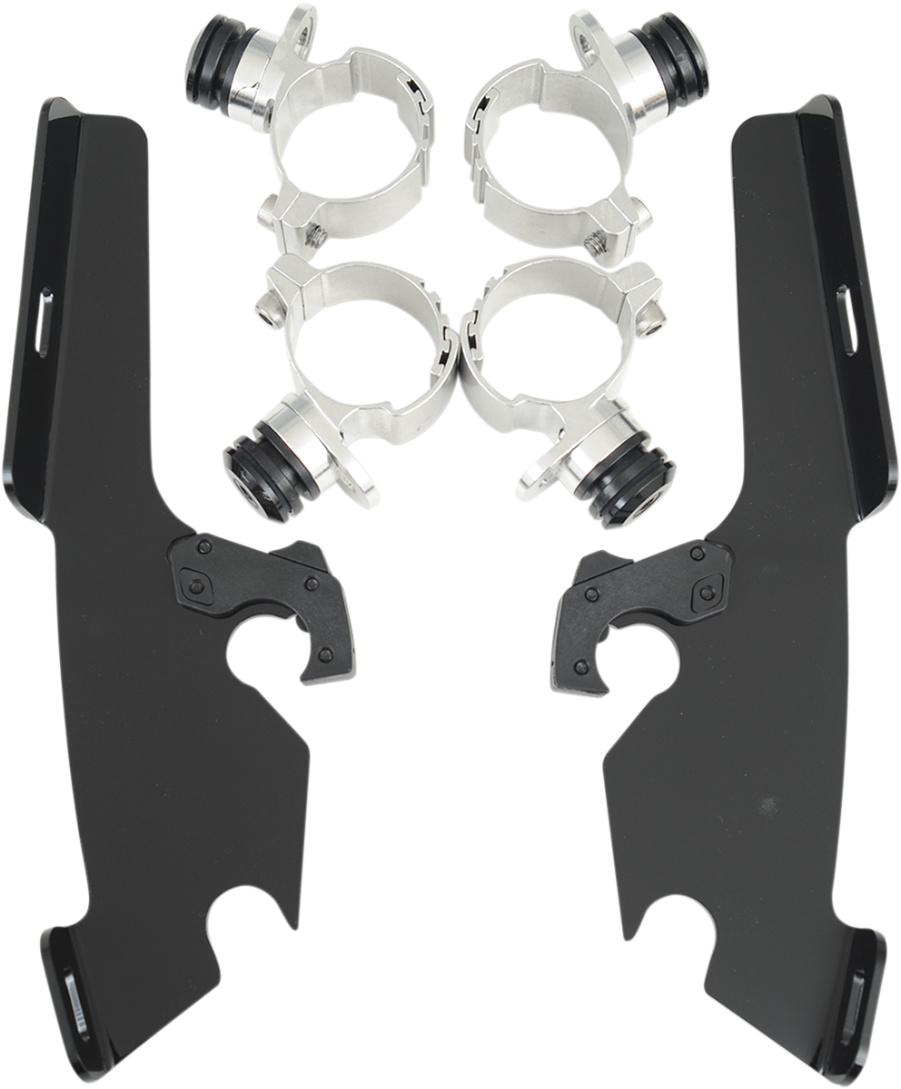 Memphis shades Windshield Trigger-Lock Complete Mount Kit Yamaha/Kawasaki