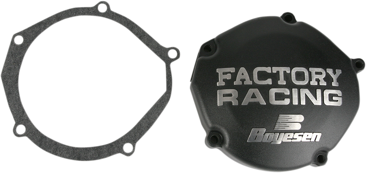 Boyesen Ignition Cover - Black - Yamaha YZ125