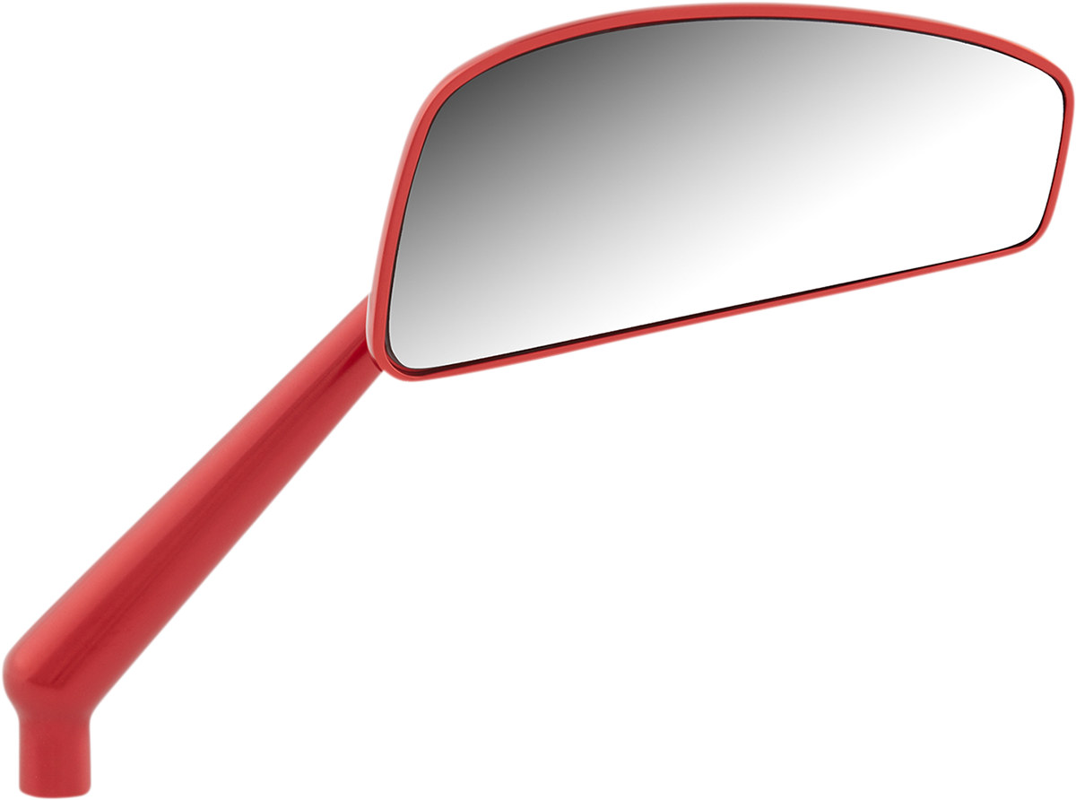 Arlen ness Mirror - Tearchop - Side View - Teardrop - Red - Right