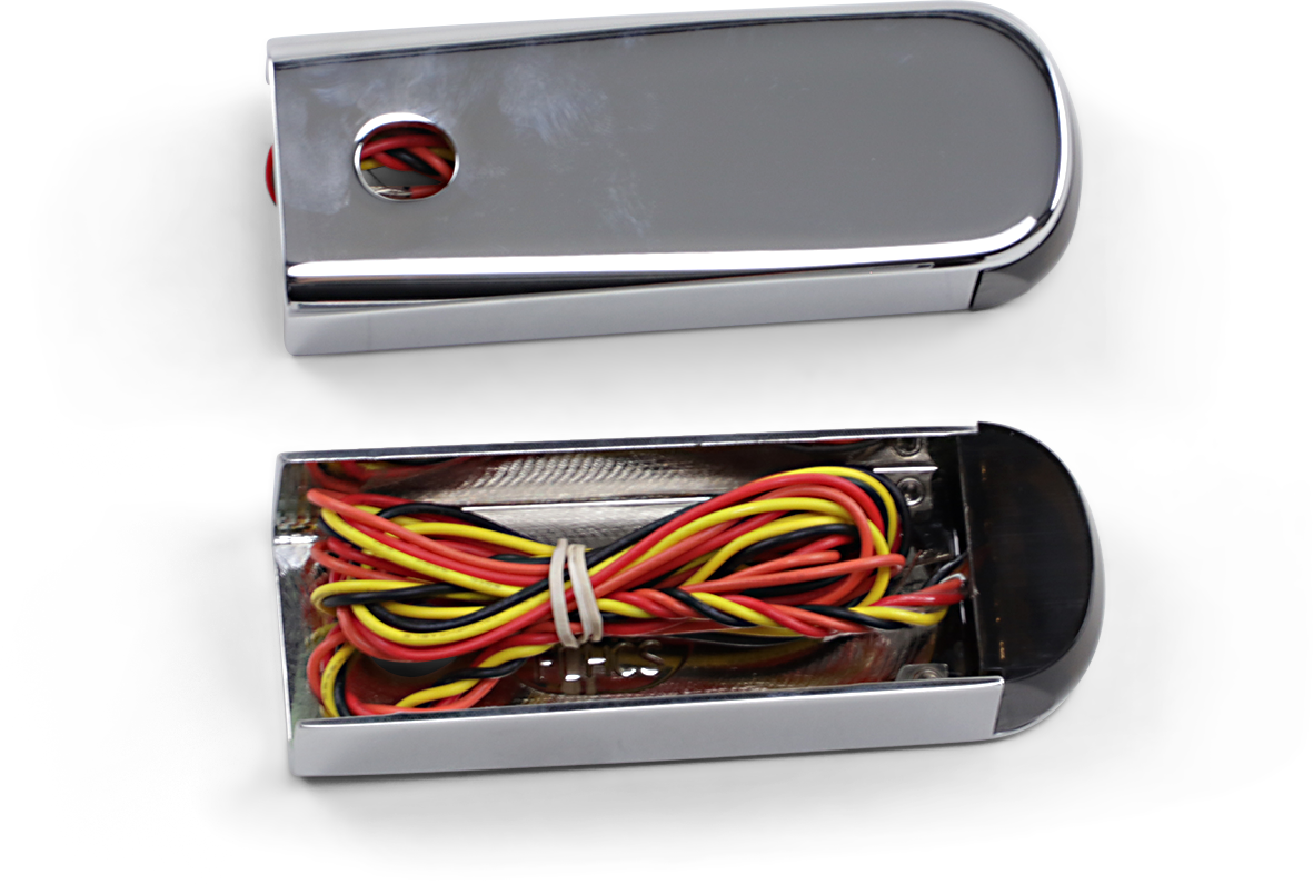 Alloy Art Fender Strut LED Marker Lights For Harley Softail Heritage Classic 2018-2025