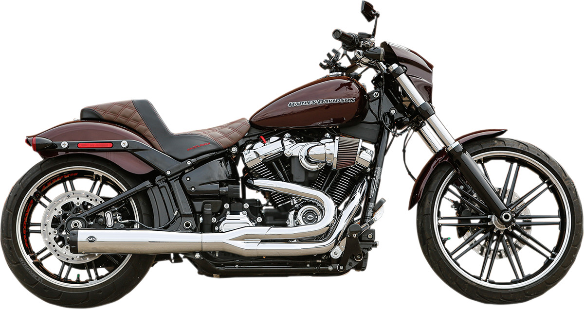 S&S Cycle 50-State Superstreet 2-Into-1 Exhaust System For Harley FLFB / FXBR / FXDRS 2018-2024