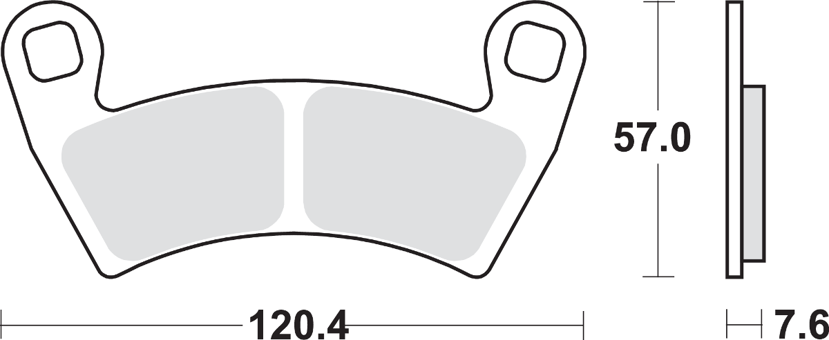 SI Offroad Sintered Brake Pads