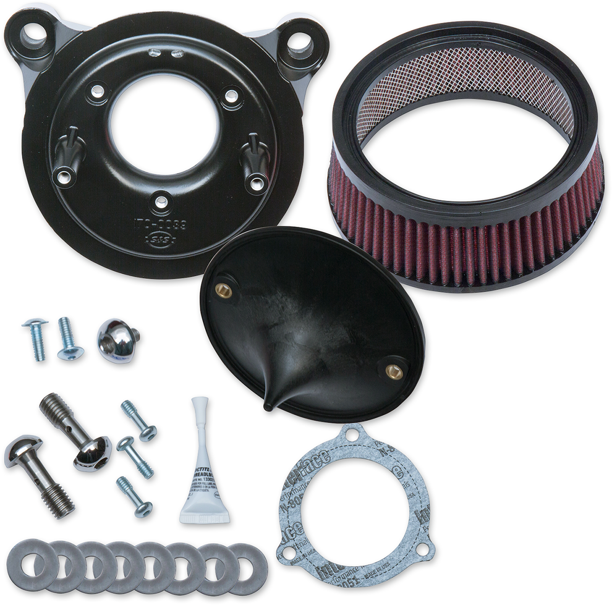 S&S CYCLE Super Stock™ Stealth Air Cleaner Kit