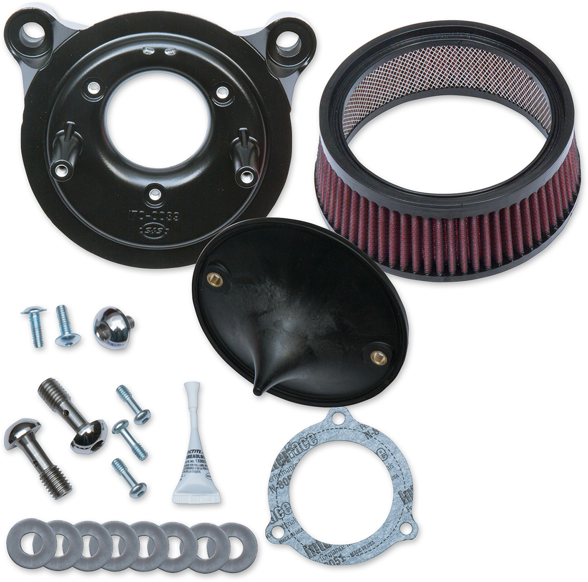 S&S Cycle Stealth Air Cleaner Kit For Harley 2008-2017