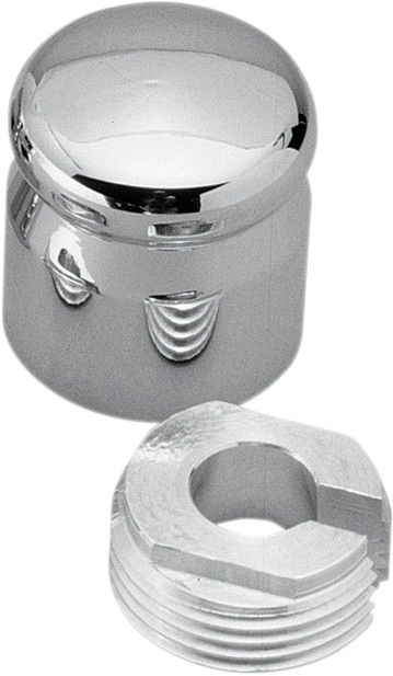 PRO-ONE PERF.MFG. Chrome Billet Choke Cable Knob Cover