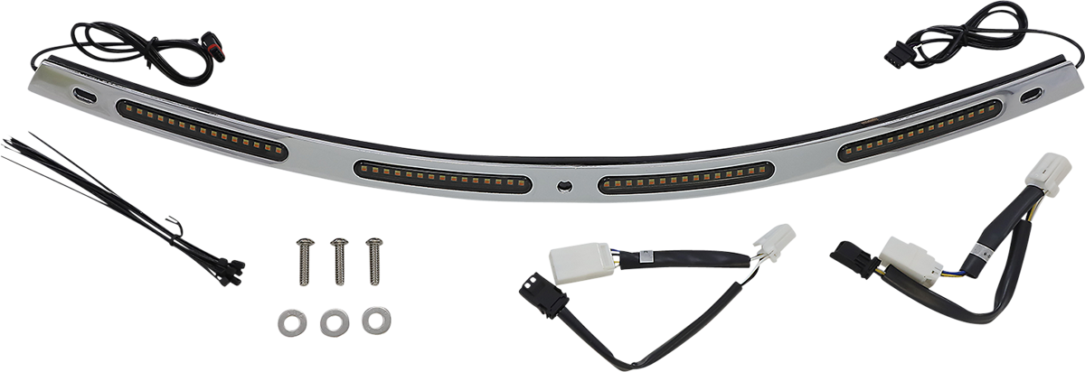 Custom Dynamics Dual Function LED Windshield Trim for Harley Touring 2006-2013