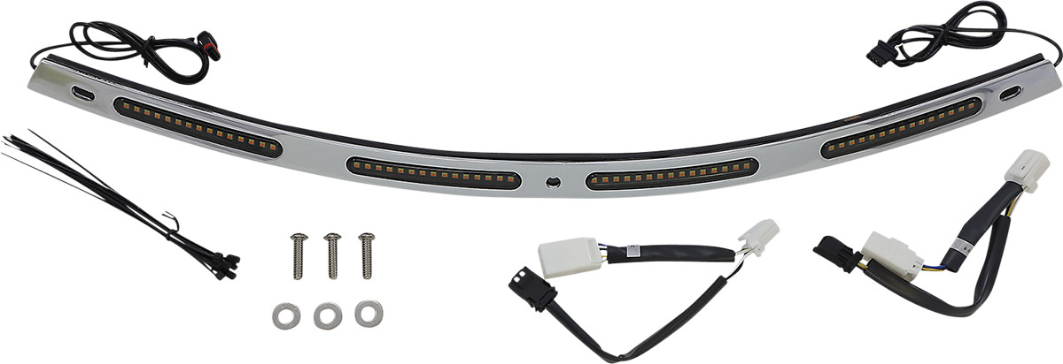 Custom Dynamics Dual Function LED Windshield Trim for Harley Touring 2006-2013