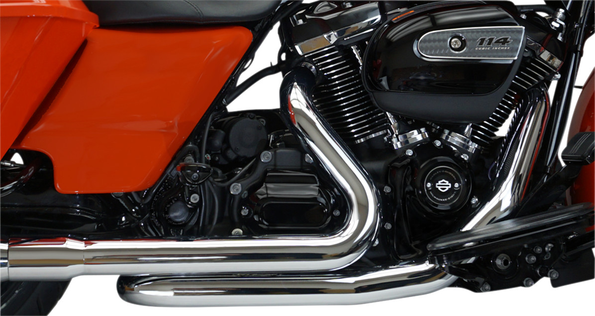 KHROME WERKS Aggressor 2-into-2 Crossover Headers with Heat Shields