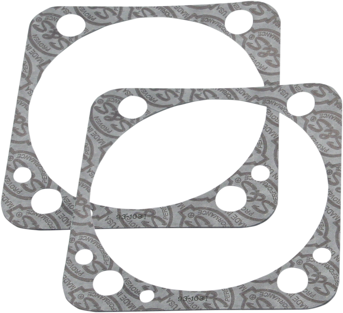 S&S Cycle 4" Bore, .018" Thick Graphite Base Gaskets For Harley EVO 1984-2000