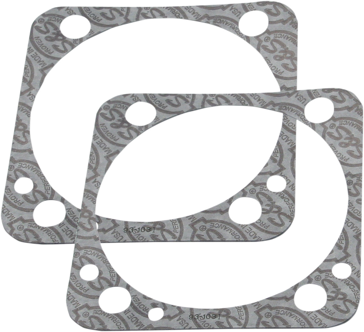 S&S Cycle 4" Bore, .018" Thick Graphite Base Gaskets For Harley EVO 1984-2000