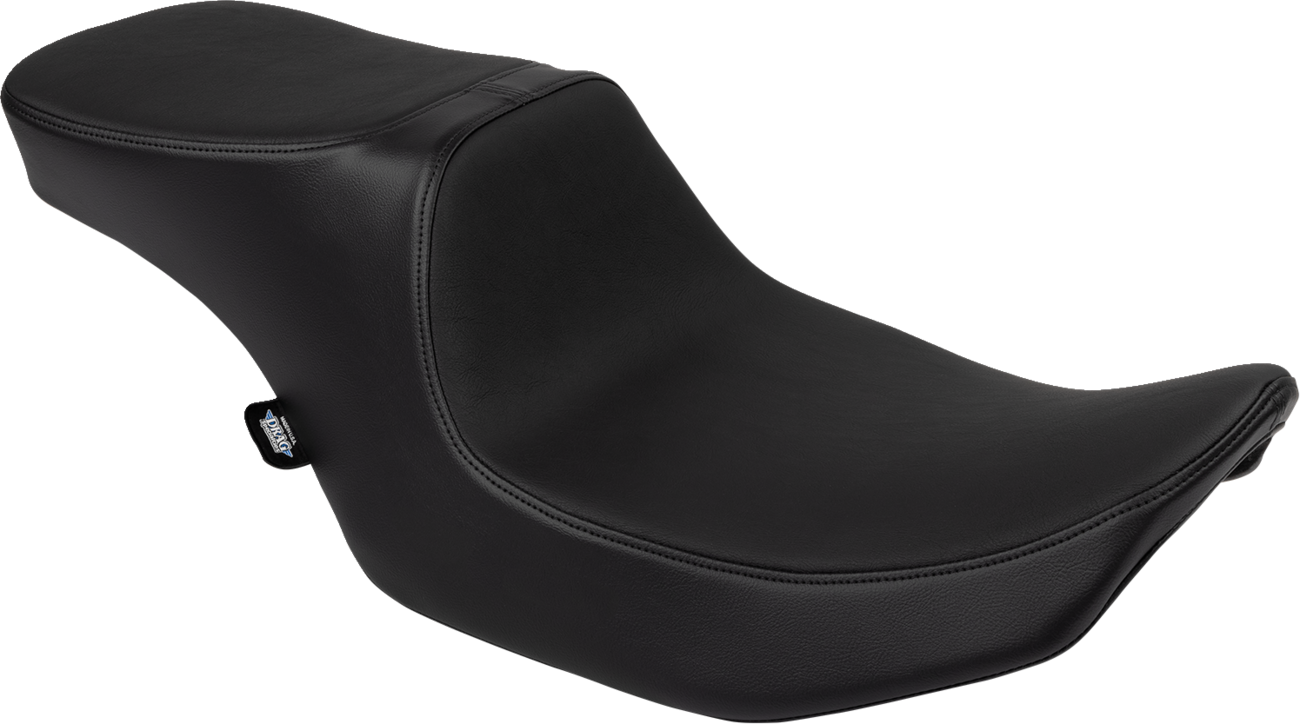 Drag specialties seats Predator 2-Up Seat - Vinyl - Smooth - w/o Backrest - FLTR/FLHX '23-'24 Harley Davidson