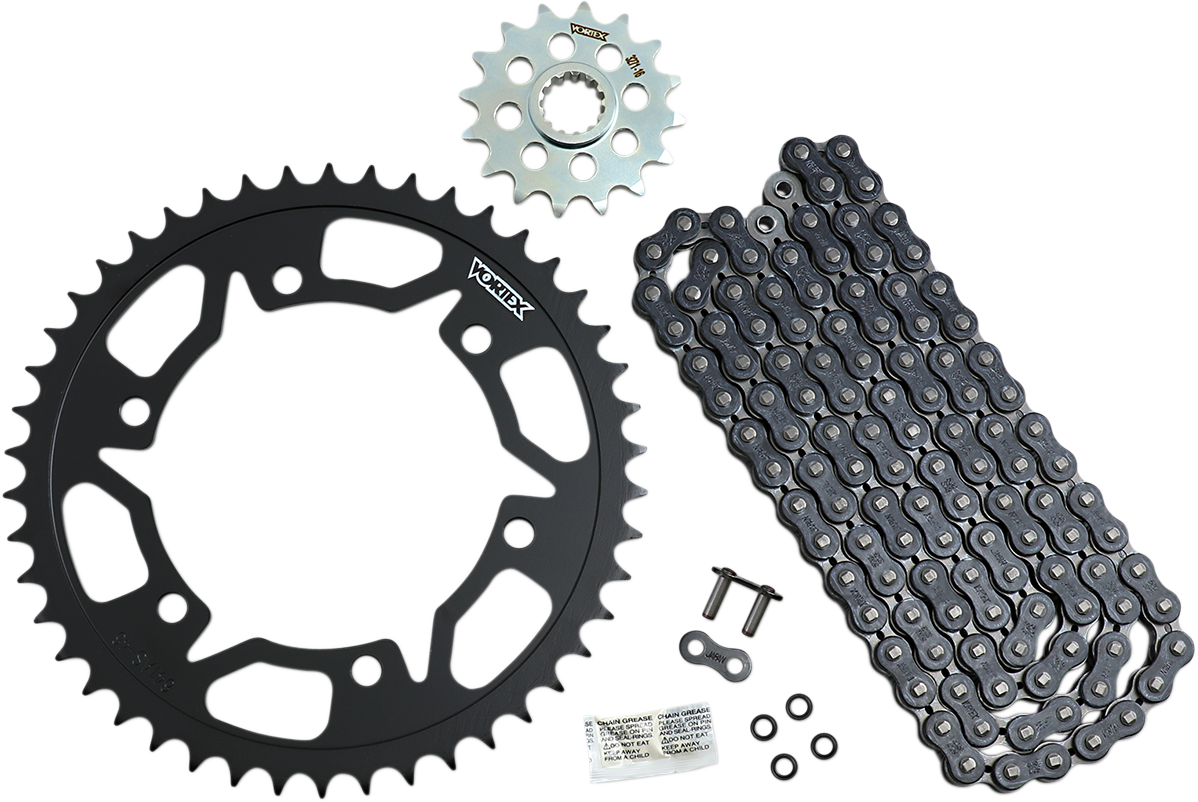Vortex Chain Kit - Black - Yamaha - FZ6R