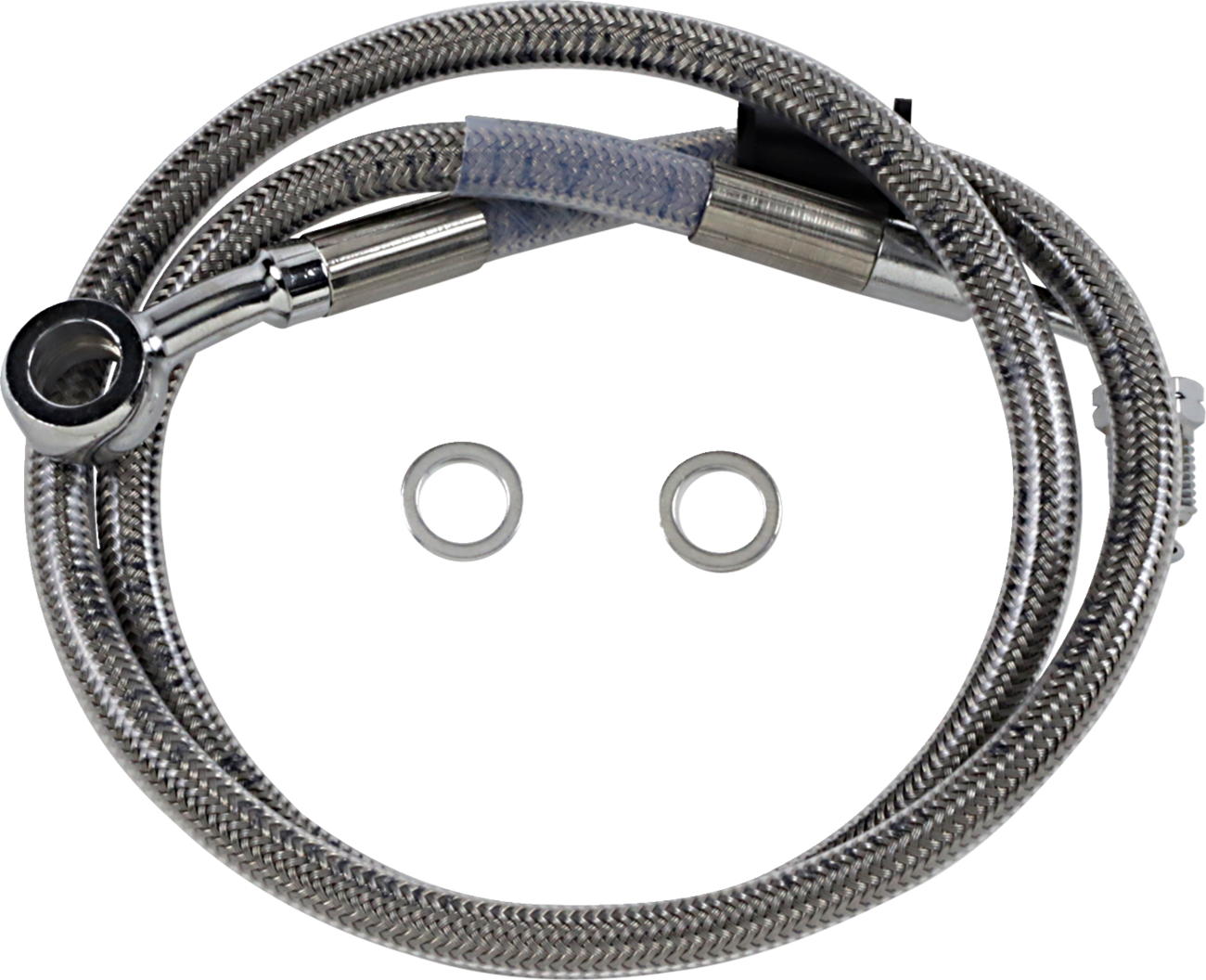 Drag Specialties Extended Length Stainless Steel Brake Line