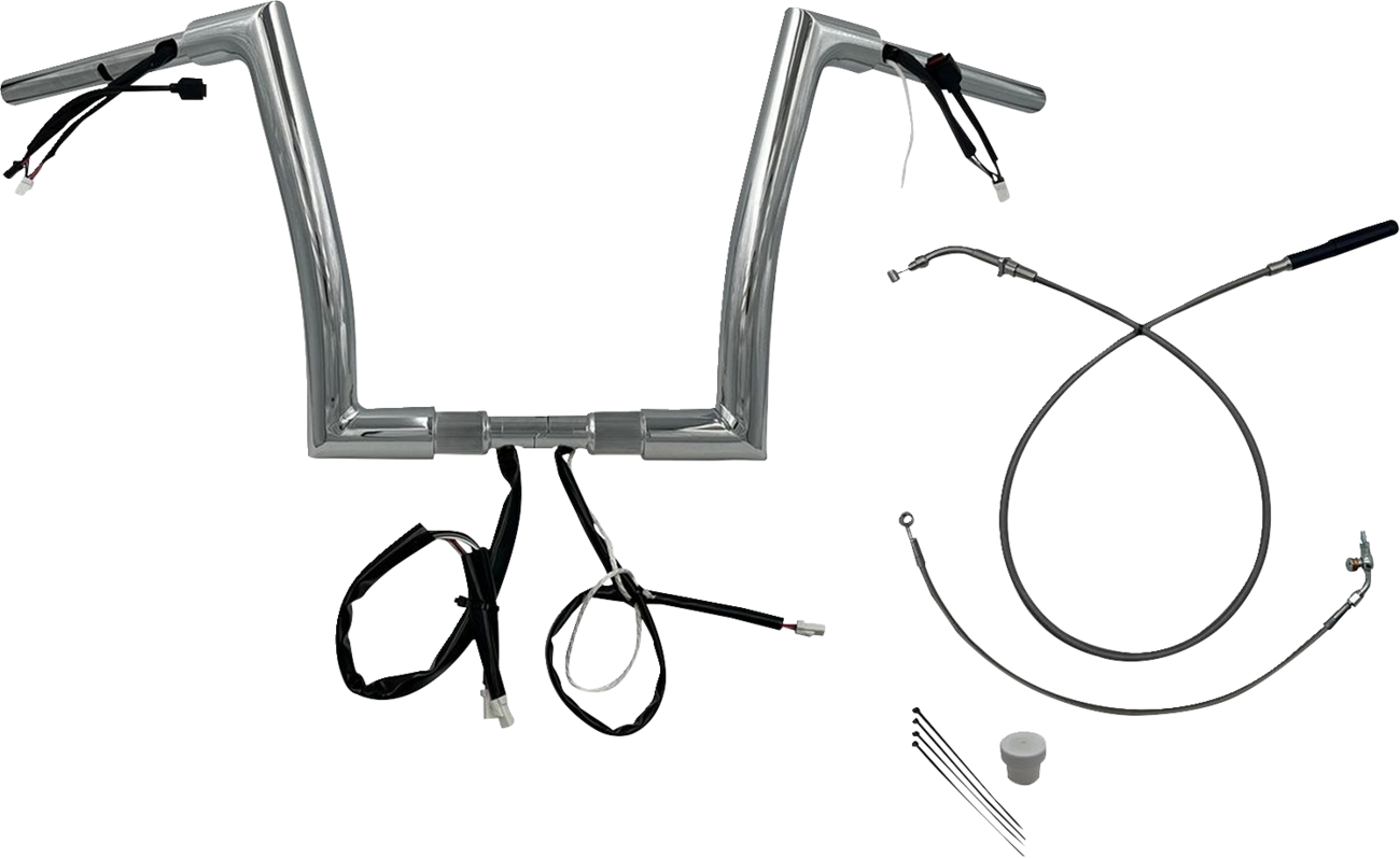 FAT BAGGERS INC. 1-1/2" EZ Install Flat Top Handlebar