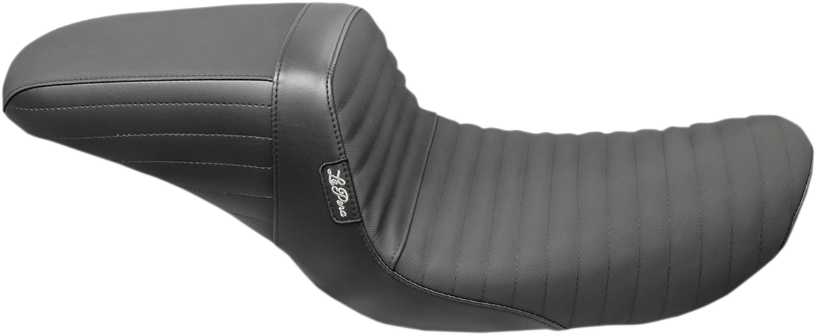 Le pera Kickflip Seat - Pleated w/ Gripp Tape - Black - FXD '96-'03 Harley Davidson