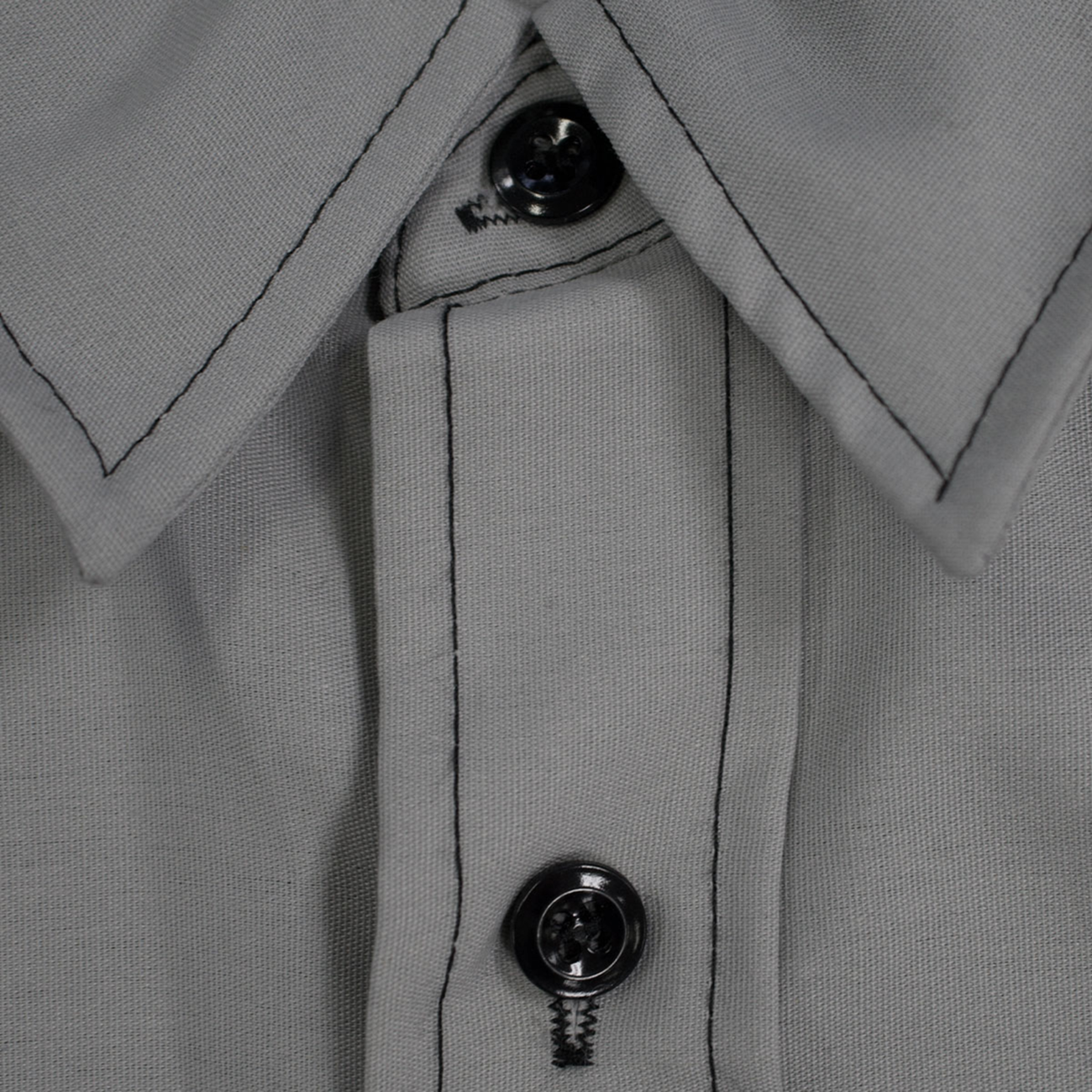 Biker Sam Contrast Stitch Shop Shirt