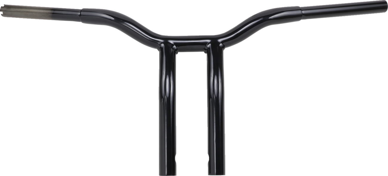 La choppers Kage Fighter Welded Bent-Riser Handlebar - One Piece - 12" - Black