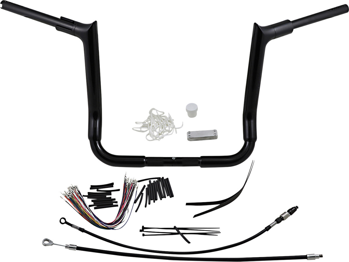 Fat Baggers Inc. 1 1/2" Pointed Top EZ Install Handlebar Kit For Harley Touring 2008-2013