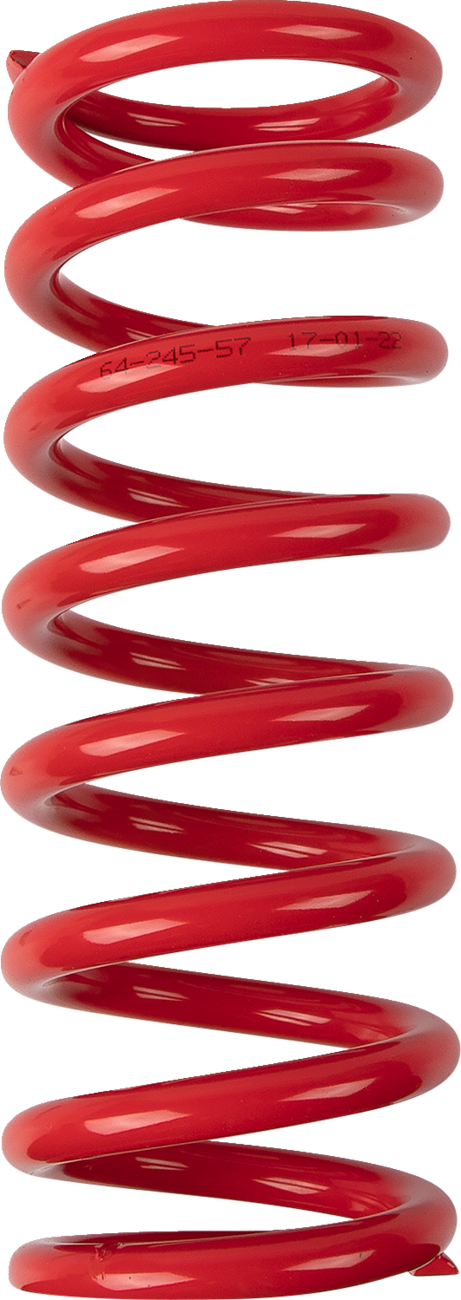 Moose offroad Shock Spring - 64/66 mm OD - 57 n/mm - Red Honda/Suzuki/Kawasaki