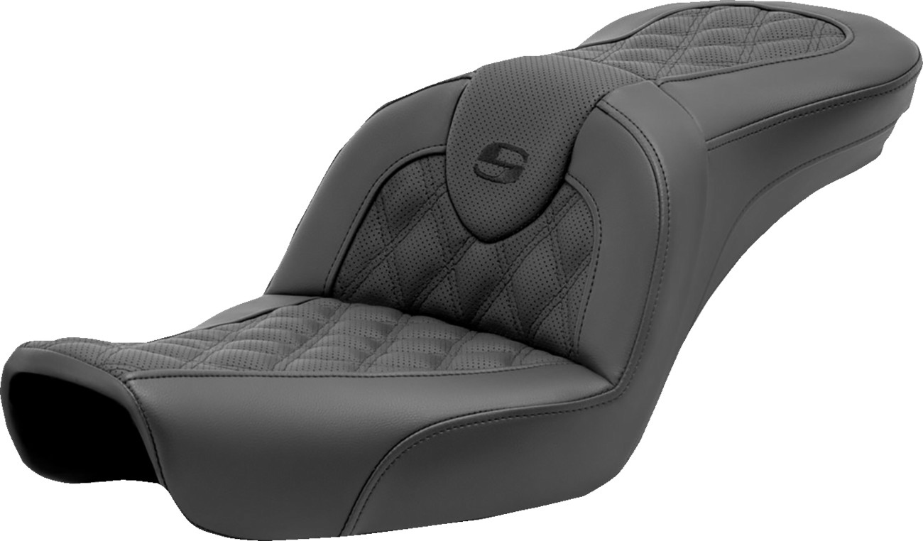 Saddlemen Roadsofa™ Seat - Lattice Stitch - without Backrest - FXD '96-'03 Harley Davidson