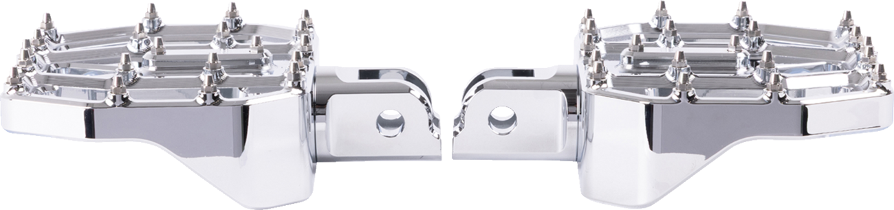 Thrashin supply co. Mini Aggressor Floorboards - Chrome - Front Harley Davidson