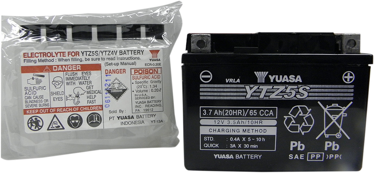 Yuasa YTZ5S-BS High Performance AGM Battery