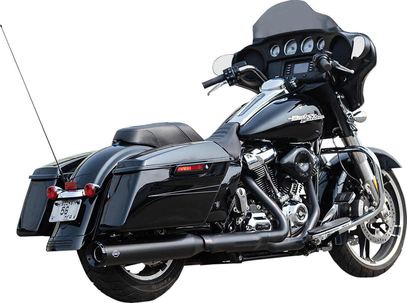 S&S CYCLE 2-into-1 Swindler Exhaust Conversion Kit