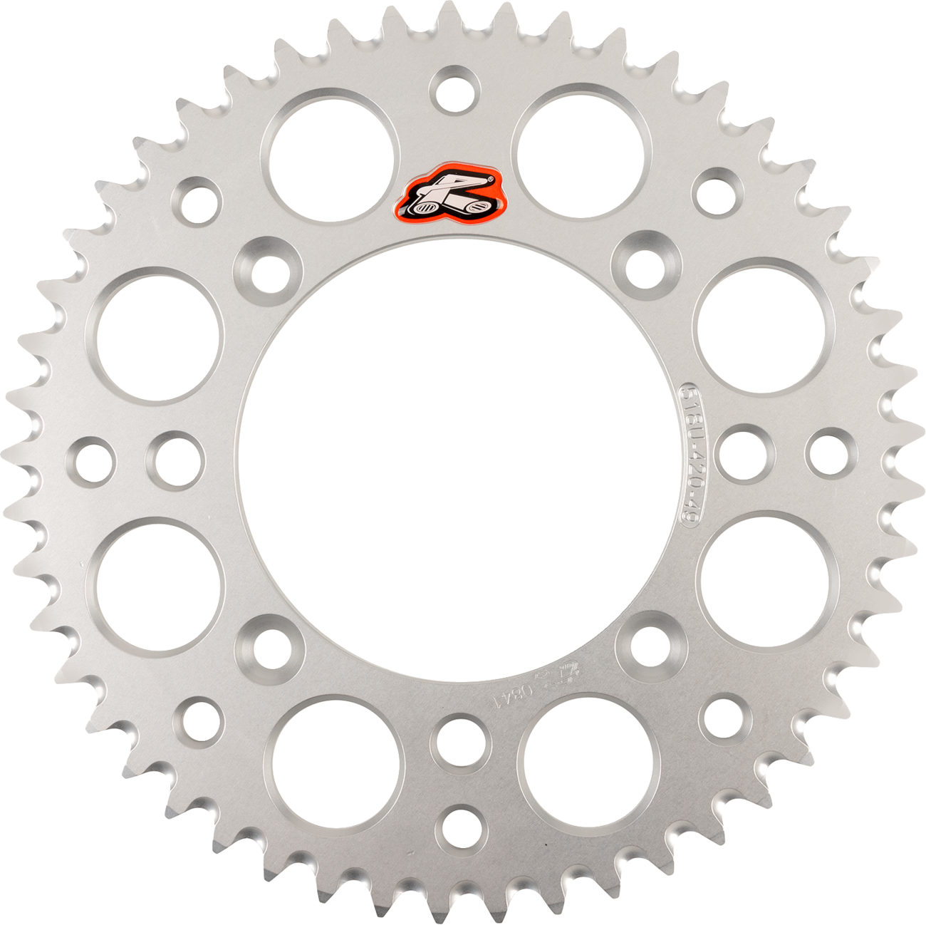 Renthal Rear Sprocket - Aluminum - 49 Tooth - Silver - KTM 49T
