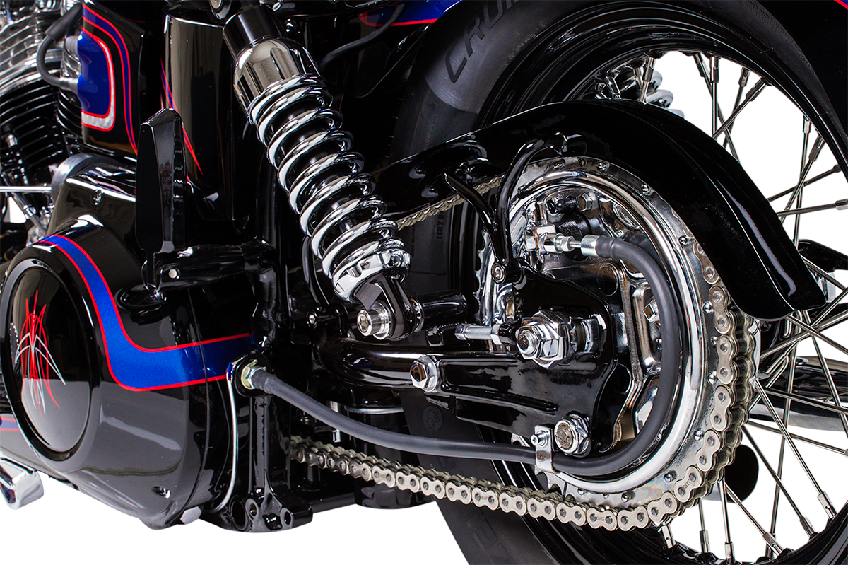Drag specialties Rim - 40 Hole - Chrome - 16x3 - Side Rubber Valve