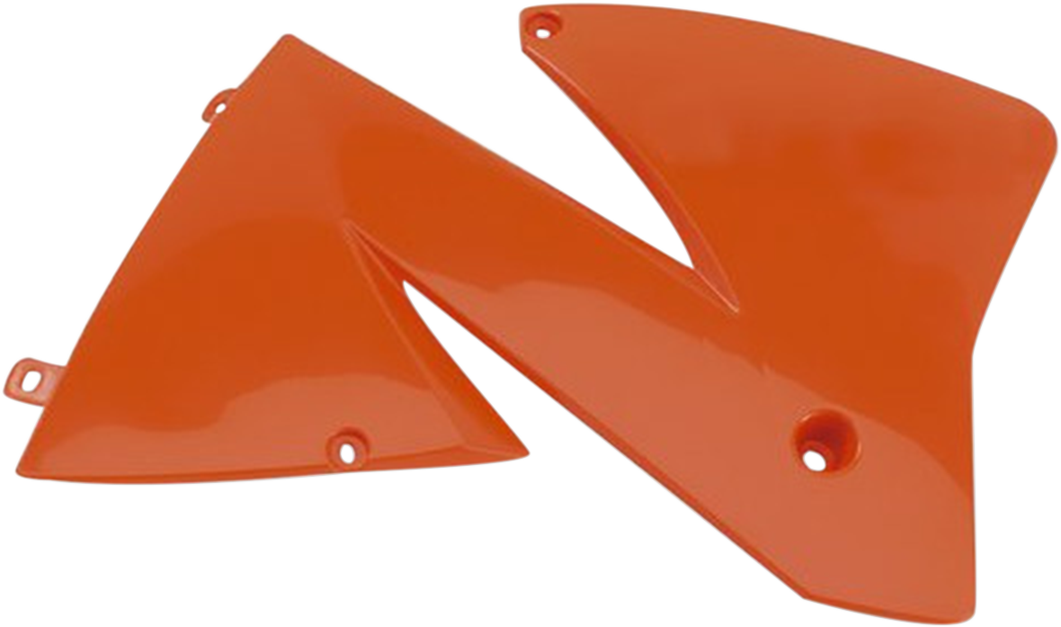 Acerbis Radiator Shrouds - Orange KTM