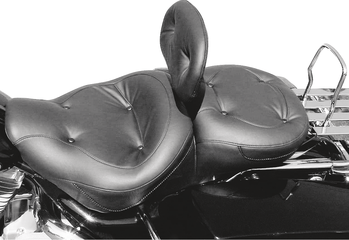 Mustang Regal Wide Touring Seat - '97-'07 Harley Davidson