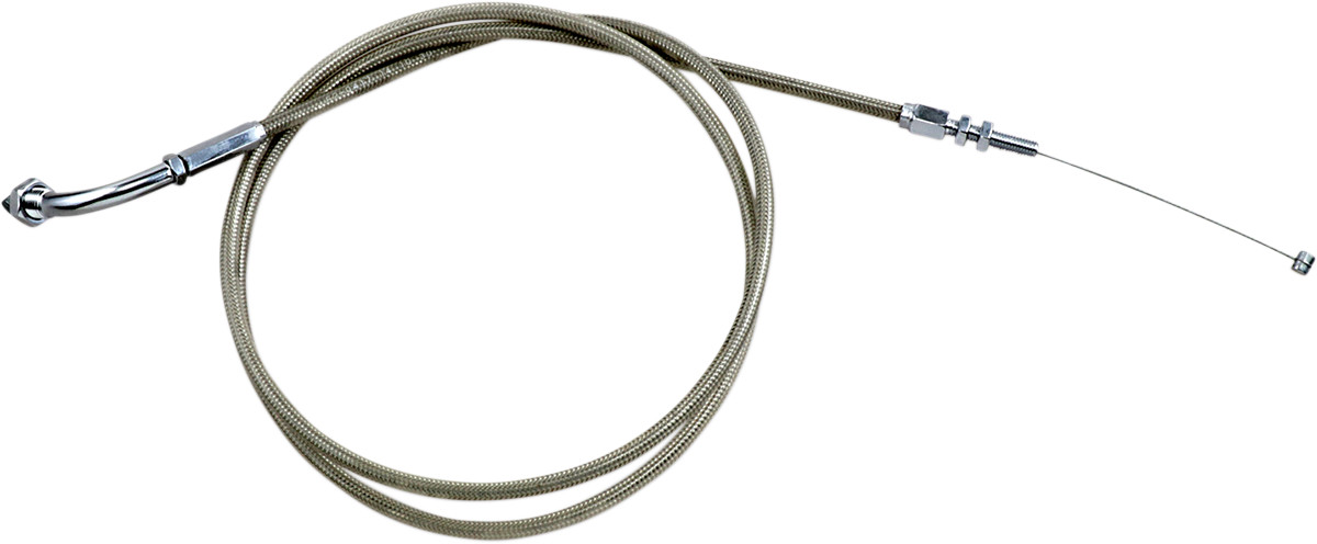 MOTION PRO Armor Coat Stainless Steel Throttle/Idle Cable for Cruisers