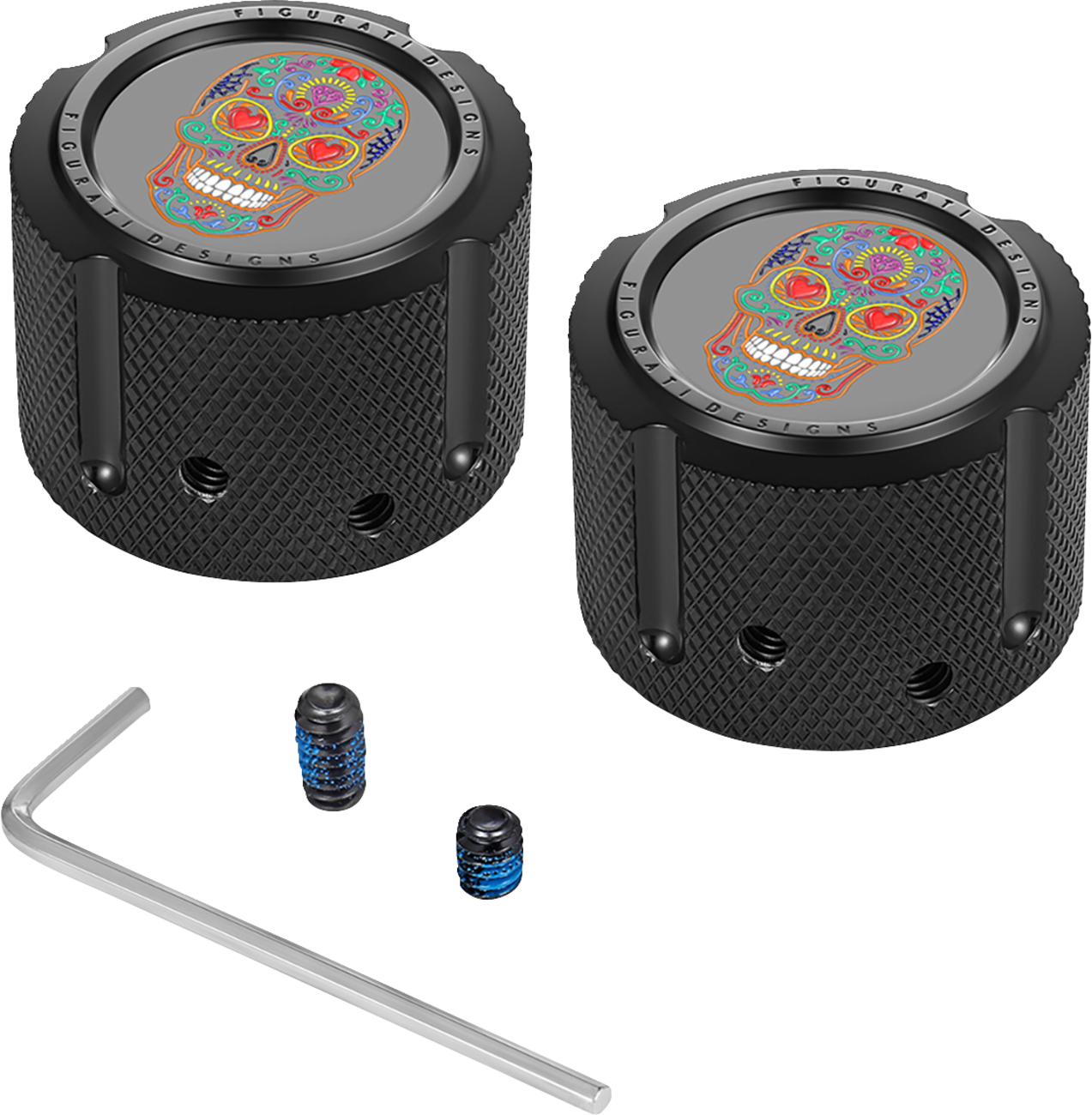 FIGURATI DESIGNS Front Axle Nut Cover