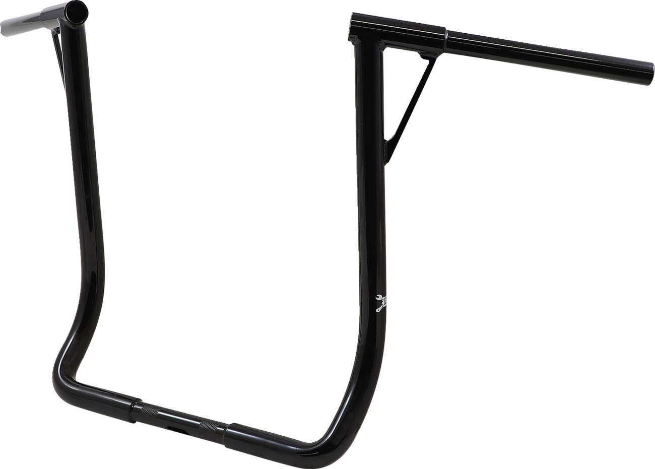 Burly brand Louie Handlebar - Louie B - 19" - Black Harley Davidson